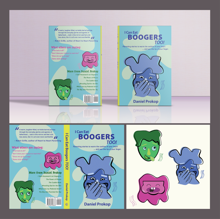 i can eat boogers too redesign and illustration