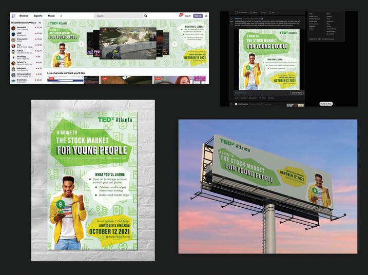 stock market for young people ad campaign